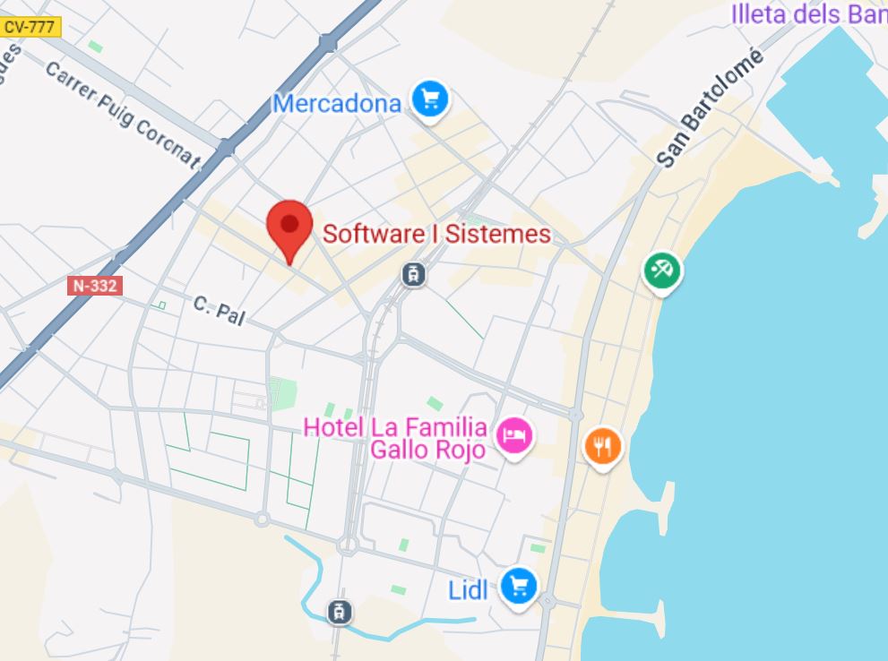 Software i Sistemes en Google Maps